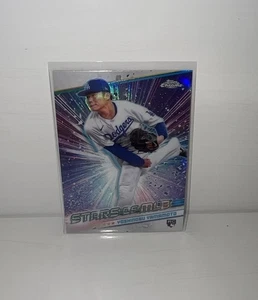 2024 Topps Series 2 Yoshinobu Yamamoto Chrome Stars Of MLB RC #CSMLB-57 Dodgers - Picture 1 of 2