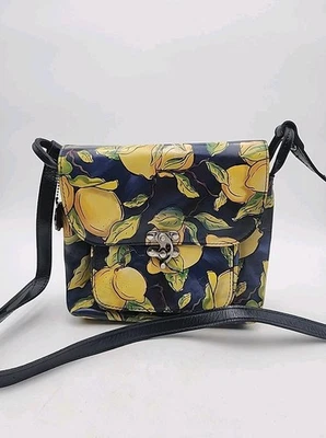 Patricia Nash Leandra Flap Bag Womens Positano Limon Lemon Print Purse EUC - Image 1 of 4