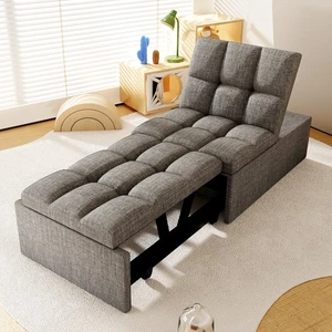 4in1 Schlafsofa Schlafsessel Klappbar Gästebett Chaiselongue Wohnzimmer Xvhoyahk - Bild 1 von 10