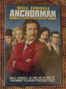 ANCHORMAN - Will Ferrell - The Legend Of Ron Burgundy (DVD, 2004) NEW, Sealed - Picture 1 of 2