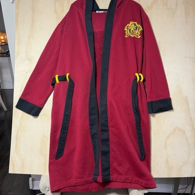 Disfraz Harry Potter Gryffindor Mago Bata Casa Cresta Granate Con Capucha Talla Adulto Foto 1 de 4