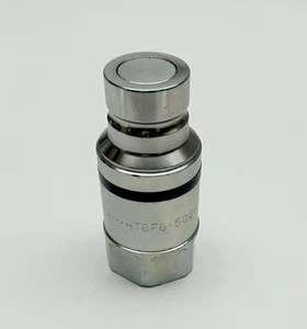 HT6F6 Dixon Valve, 3/4 Flush Face Hydraulic Quick-Connect NPTF Plug, 5000PSI - Picture 1 of 8