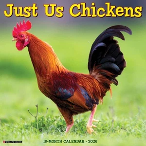Calendario de Pared Just Us Chickens 2026 12" x 12" (Envío Gratis) - Imagen 1 de 5