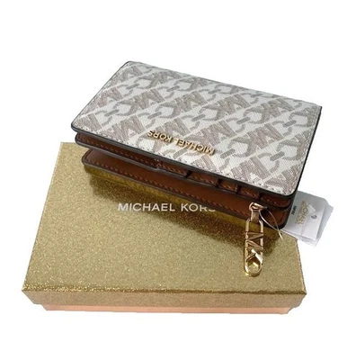MICHAEL KORS Geldbörse/Portemonnaie EMPIRE MD SNAP ZA Wallet vanilla - Bild 1 von 4