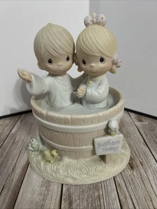 Vtg 1981 Enesco Precious Moments Let The Whole World Know Baptism Today - Picture 1 of 5