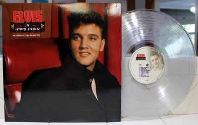 Rare Elvis 3-LP - In Living Stereo, The Essential 1960-1962 Masters- Clear Vinyl - Image 1 of 3