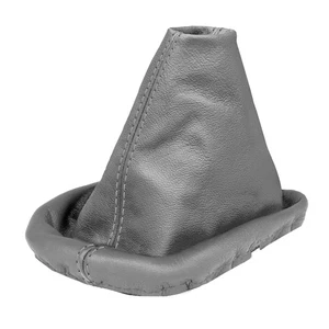 Schaltsack Schaltmanschette passend für VW Passat 3B 3BG 100% Echtleder Grau - Bild 1 von 6
