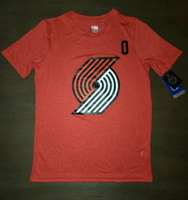 CAMISA DEPORTIVA NUEVA PARA NIÑOS NBA PORTLAND TRAIL BLAZERS DAMIAN LILLARD TALLA L 12-14 Foto 1 de 3