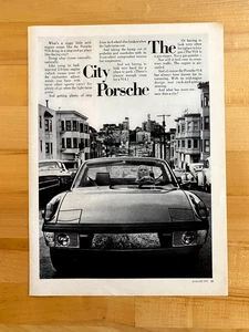 1973 Print Ad Porsche 914 - Picture 1 of 1