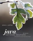NEW Java Software Solutions: Foundations of Program Design (6th Edition)