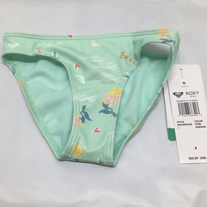 Roxy Girl Mermaid Spirit Swim Bikini Bottoms NWT Size 4 UPF 50+ * - Picture 1 of 12