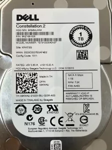 DELL ENTERPRISE CLASS 1TB 7.2K 6Gbps 2.5" SAS HDD HARD DRIVE LOT OF 4 - Picture 1 of 3