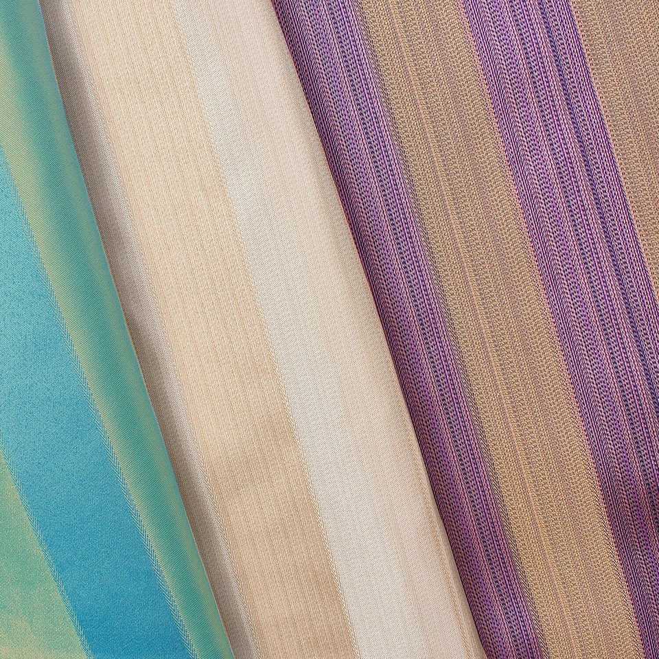 Tapicería a Rayas Extra Anchas Jacquard 118" Poliéster Brillante Tejido Mediano Foto 1 de 1