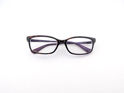 Anteojos Nicole Miller, solo monturas, Elina CA02, 49-15-125, marrón tort/púrpura Foto 1 de 4