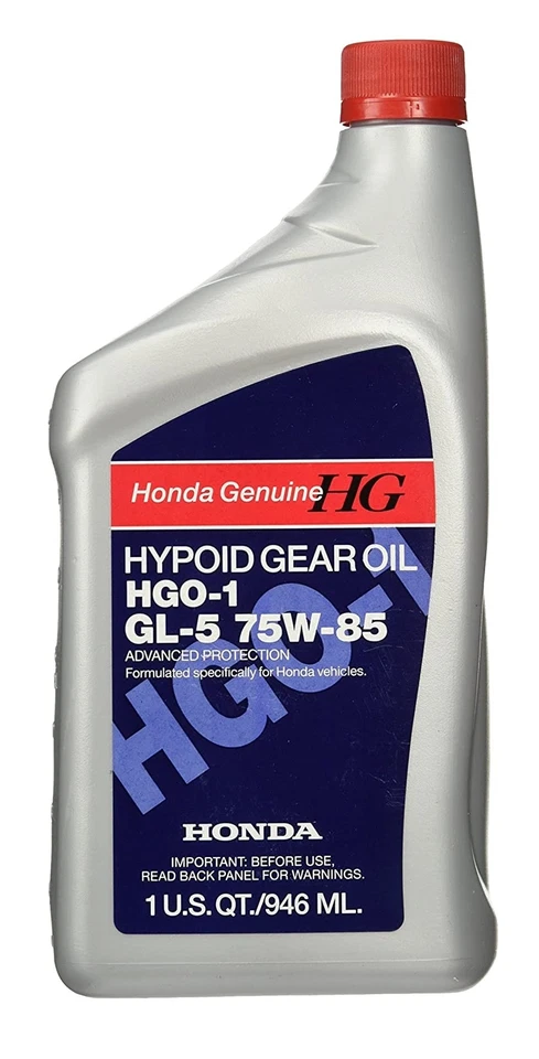 Aceite de engranaje hipoide genuino OEM HGP-1 GL-5 75W-85 protección avanzada 1 qt para Honda Foto 1 de 1