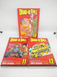 Dragon Ball Shonen Jump Manga Book Bundle Volume 10 11 12 by Akira Toriyama - Bild 1 von 7