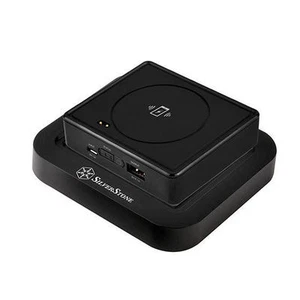 Silverstone SST-QIB052-D 5200mAh Wireless Charging Pad/USB Charge Power Bank - Bild 1 von 3