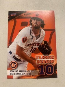 2021 Tanner Dodson Card Bowling Green Hot Rods Team Card