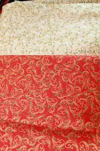 Seasons Greetings by Fabri-Quilt Patt # 103-516 Cotton Quilt Fabric BTY  - Picture 1 of 6