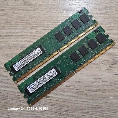 512MB 1Rx8 PC2-5300U-555-12-ZZ * M378T6553EZS-CE6  Memory Samsung - Image 1 of 2