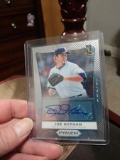 Joe Nathan 2012 Panini Prizm Auto Autograph Card #JN