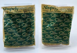 2 Vintage Silkies Shapley Perfection Pantyhose Large Nude Enhancing Hosiery - Picture 1 of 5