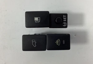 2014-2019 TOYOTA HIGHLANDER TRUNK & FUEL DOOR LID RELEASE OPEN SWITCH SET X4 OEM - Picture 1 of 5