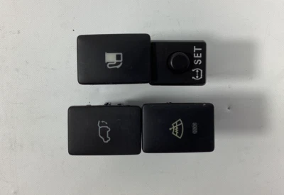 2014-2019 TOYOTA HIGHLANDER TRUNK & FUEL DOOR LID RELEASE OPEN SWITCH SET X4 OEM - Image 1 of 4