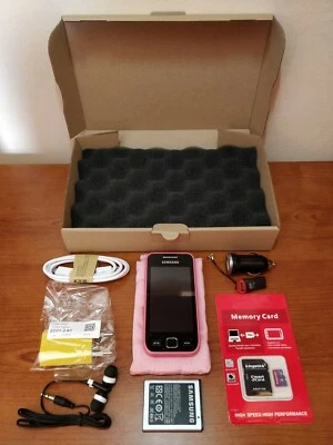 SAMSUNG WAVE 525 GT S5250 PINK 3 MEGAPIXEL 3.2" WIFI GPS RADIO FM TOUCHSCREEN - Immagine 1 di 4