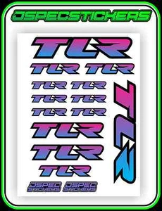 TEAM LOSI TLR RC STICKER SHEET A5 BNIP BUGGY TRUGGY 2WD 4WD CUSTOM ASSOCIATED AE - Picture 1 of 6