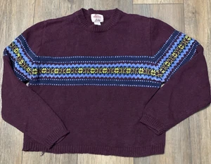 Vintage Fiorlini International Crew Neck Sweater Womens S Multicolored Knit - Picture 1 of 7