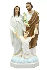 15" Sagrada Familia San José Jesús María Madre Católica Italiana Estatua Escultura - Imagen 1 de 4