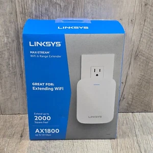 Extensor de alcance Linksys RE7350 Max-Stream Dual-Band WiFi 6 AX1800 - Imagen 1 de 8