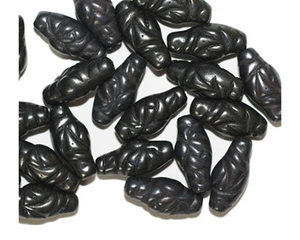 Cuentas metálicas metalizadas grandes ovaladas Biwa 14 mm gris peltre color - Imagen 1 de 3