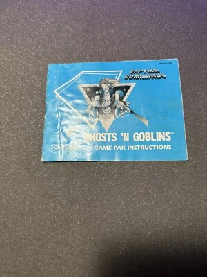 Captain CommandoGhosts 'N Goblins Original Nintendo NES Manual Only - Image 1 of 3