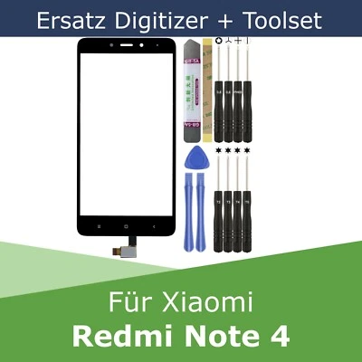 Ersatz Digitizer für Xiaomi Redmi Note 4 Display Touchscreen Frontscheibe +Tool - Bild 1 von 4