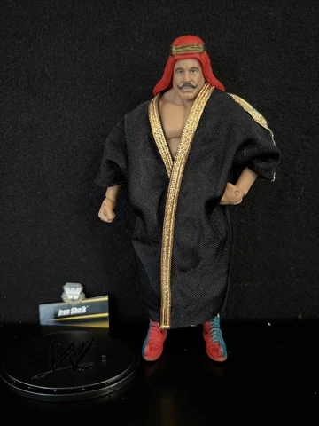 WWE Mattel Elite Legends Iron Sheik Action Figure Complete Cover