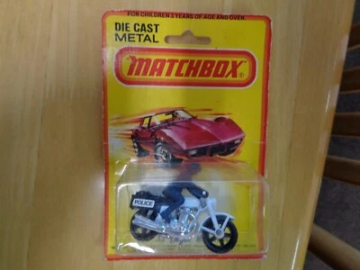 1980 MATCHBOX NO. 33 POLICE MOC DIE CAST MOTORCYCLE - Image 1 of 3