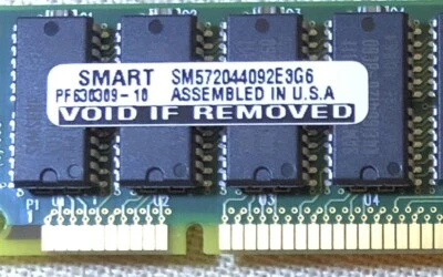 SMART SM572044092E3G6 EDO DRAM Module, 4MX72, 60ns, CMOS **NEW** Qty.1 - Image 1 of 2