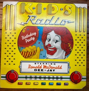 LP Album Vinyl Record Ronald McDonald Birthday Party, Kids, VG++/VG++ KDLP 1003 - Picture 1 of 15