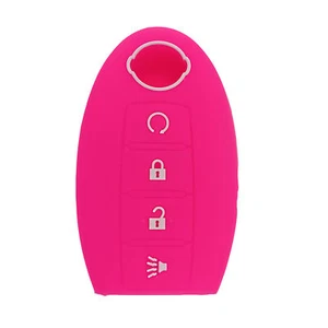 Keyless Entry Key Rubber Cover Fit for Nissan Remote Pathfinder Rogue Kicks - Picture 1 of 5