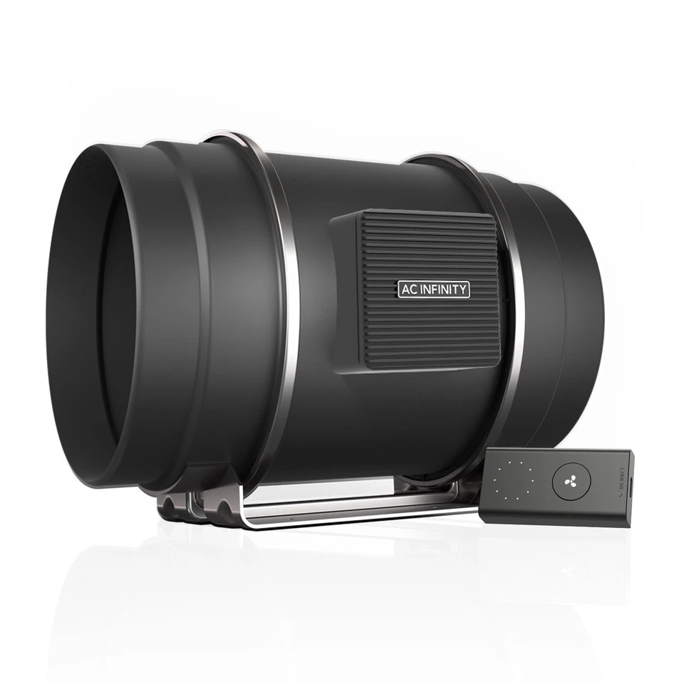 AC INFINITY CLOUDLINE PRO S8, Inline Duct Fan 8” Cooling Ventilation Exhaust Grow Tents