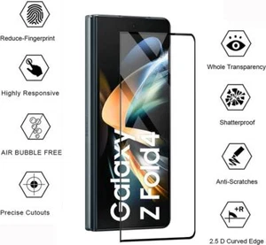NEW For Samsung Galaxy Z Fold 4 5G Full Coverage Tempered Glass Screen Protector - Picture 1 of 5