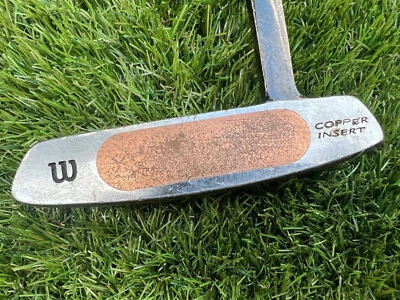 NICE WILSON FAT SHAFT COPPER INSERT PUTTER. 35 INCHES LONG. FREE POST - Image 1 of 4