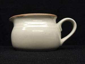 Noritake Stoneware Madera Ivory 8474 Gravy Boat Ivory With Brown Rim - Picture 1 of 7
