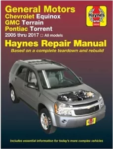 Haynes Repair Manual 38040 for GMC Terrain, Chevrolet Equinox & Pontiac Torrent - Picture 1 of 2
