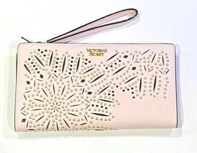 CARTERA PULSERA DELGADA VICTORIA'S SECRET CORTE LÁSER TACHONADA ROSA/ORO (NUEVA CON ETIQUETAS)  Foto 1 de 3