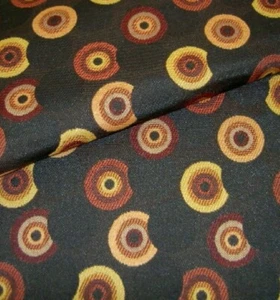 1.75 Yards Retro 45 RPM Color Havana Vintage Style Fabric - Picture 1 of 4