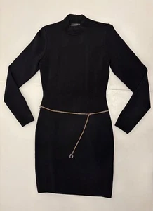 GUESS Damen Kleid Gr. M Schwarz Stretch - Bild 1 von 7