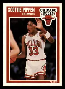 1989-90 Fleer #23 Scottie Pippen NM Near Mint Bulls - Bild 1 von 2